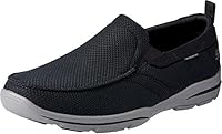 Skechers Men's Relaxed Fit: Harper - Walton Sneaker, Black, US 10.5