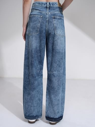Image of Tokyo Talkies Women Cotton Baggy Jeans | Machine wash