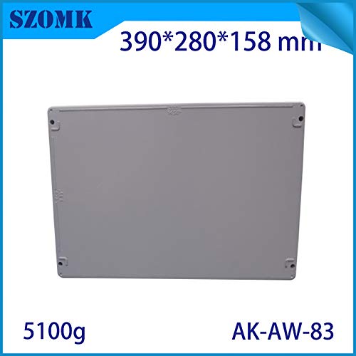 Davitu Aluminum Waterproof Connectors Distribution Box for Electronics Diy Design Weatherproof Project Case 390x280x158mm Outdoor Use