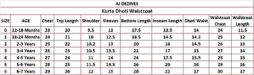 Image of AJ DEZINES Kids Silk Blend Full Sleeve Embroidered Dhoti Kurta Set for Boys - Ethnic wear | Traditional & Festival Wear|Waistcoat for boys - Regular Fit