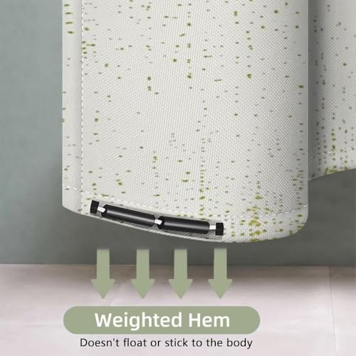 Rideau de douche 180x180 en tissu polyester lavable et imperméable