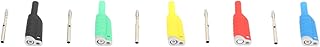 Conectores tipo banana apilables aislados Gavigain, 4 mm, 1000 V 25 A, soldables, codificados por colores rojo, negro, amarillo, verde, azul, para pruebas eléctricas, bricolaje,