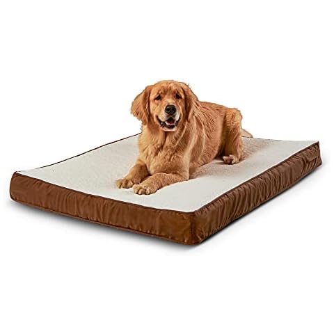South Pine Porch Ollie Rectangle Orthopedic Foam Dog Bed, , Latte, Large (36" x 48") Cover