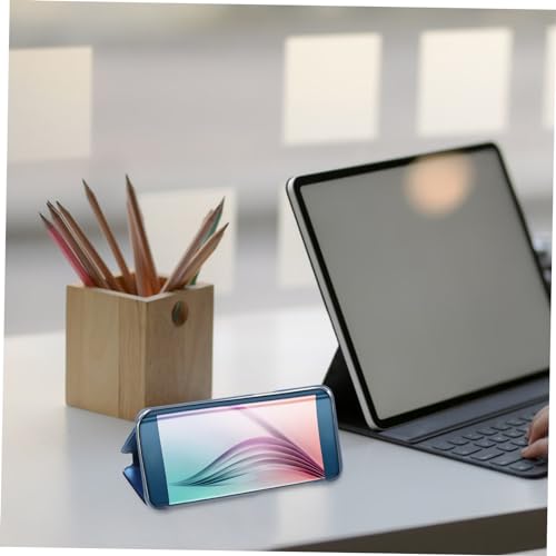 Coque de smartphone compatible UPKOCH avec stand de visionnage rigide bleu ciel