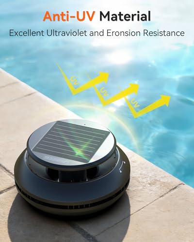 Save $222 on EZIOOV Y60 Cordless Solar Pool Skimmer with code VXOW9I6W