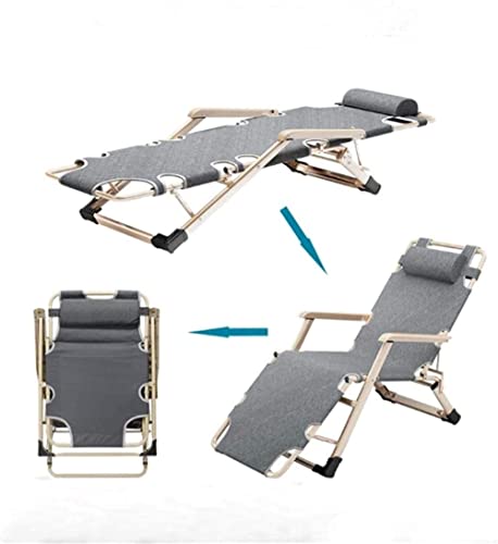 Chaise de jardin inclinable multiposition et pliante de dimensions 178x67x30cm