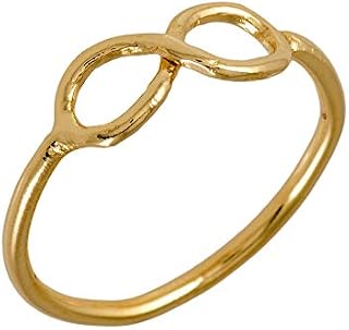 Infinity Ring Stacking Ring Infinity Knot Ring Gold Ring