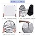 Ziciner 2 PCS Car Windshield Sun Shade, Auto Sun Heat and UV Rays Blocker, 28