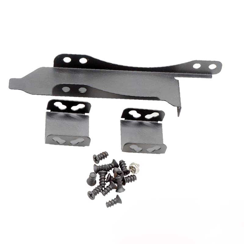 ThtRht Dual Fans Mount Rack for Graphic Video Card Cooling Fan Bracket Connector Screw Set Heatsink Vented Pci Slot Cover Parallel Buckle Fixing Chassis Card DIY 9cm/12cm Radiator Holder