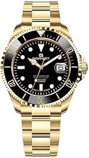 Gigandet Herren-Automatikuhr Sea Ground 300 Ceramic Date - Made in Germany - Keramiklünette - Saphirglas - Swiss Super Luminova - Edelstahl - 300m/30bar wasserdicht - G300-018M-C