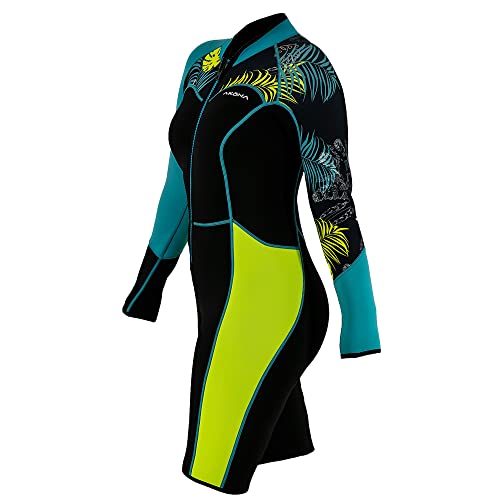 AKONA Women's Tropic Shorty Front Zip 3/2mm Wetsuit - 13