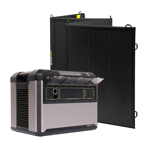 Goal Zero Yeti 1500 Portable Power Station with Nomad 200 Solar Panel, Solar Generator (6th Gen)...
