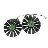 2pcs GPU RX470 GTX1080TI VGA Cooler Fans ROG-POSEIDON-GTX1080TI Graphics Card Fan for ASUS ROG Strix RX 470 Video Cards Cooling