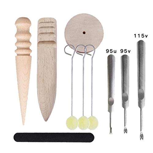 Outils maroquinerie de précision lot 5 gouges U V pour lisières - 2