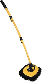 mewmewcat Autowaschbürste,Escova de laem de carro telescópica de cabo longo esfregão de limpeza com cerdas macias suprimentos de laem de carro sem arranhões para caminhão de carro SUV pickup