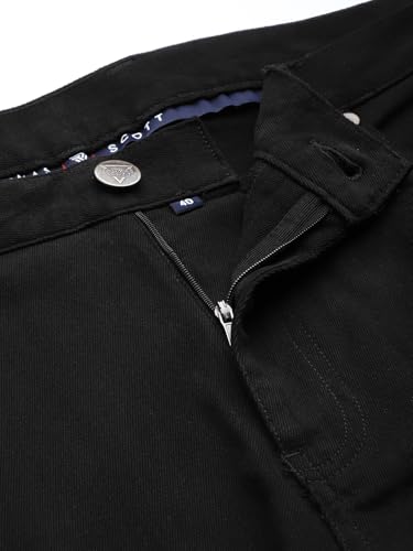 Image of Thomas Scott Men's | Smart | Plus Size | Regular Fit | 100% Cotton | Solid | 5 Pockets | Woven | Chinos | Trouser