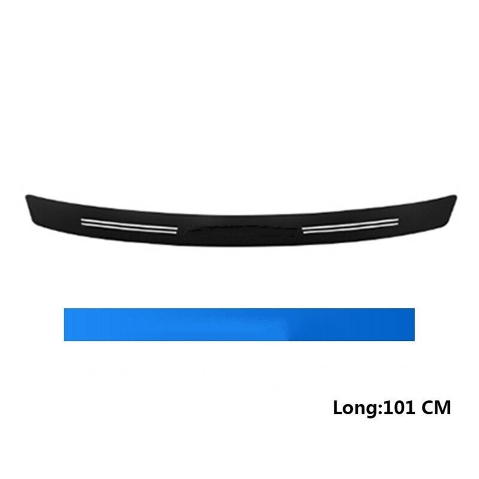 Tira Protectora de Parachoques Adhesivo de Fibra Carbono para Parachoques Maletero Coche, para BMW F11 F22 F34 E61 E93 F07 F36 F06 G32 F12 F32 F45 F46 F02 Z4(101CM)