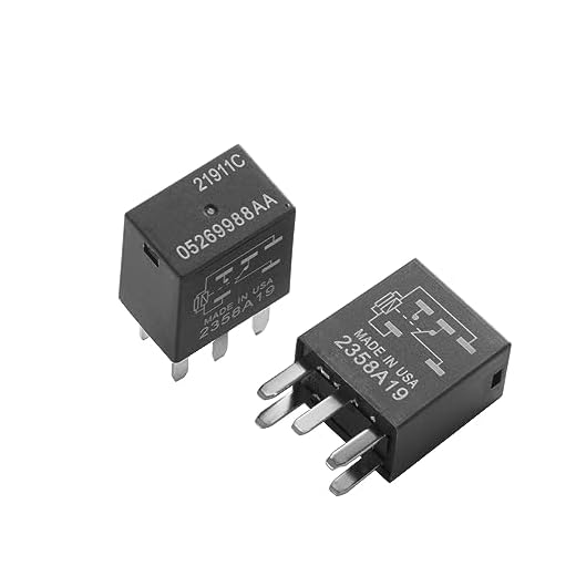 4 Pieces 05269988 AA 21911C -12V 21911C 10A RelayS 5PIN, Accessory Power Multipurpose Relay