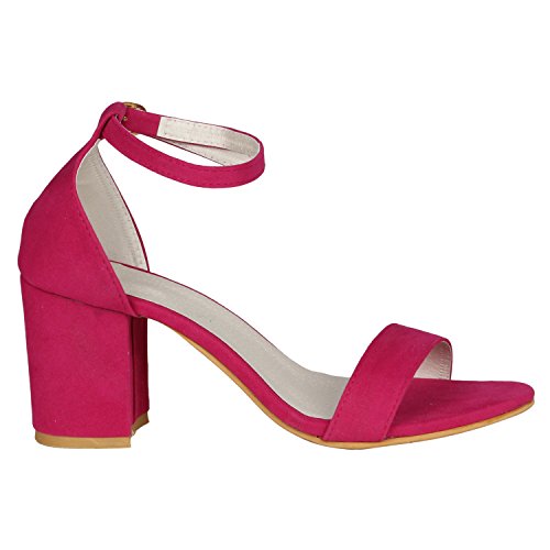 Image of Misto Women's and Girl's Formal Casual Suede Leather Block Heel Sandal