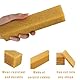 ZHYUAN 200 x 40 x 40 mm Gummi Schleifpapier,Reinigungsblock,SchleifpapierReinigungsblock,Schleifband-Reinigungsblock,Reinigungsblocksschleifpapier,zum Reinigen von Schleifbändern und Schleifpapier