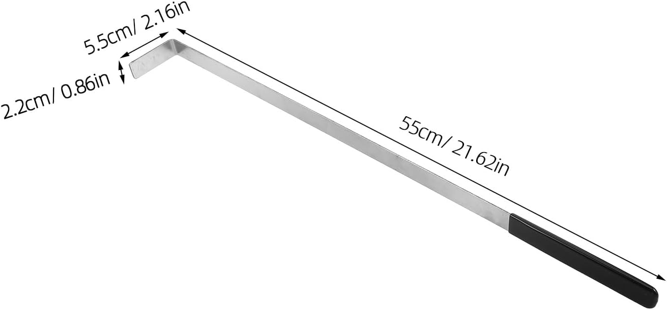 Supermarket Shelf Organization Tool, Stainless Steel Sorting Puller Ruler for Grocery Merchandising Store, Shelf Layout, Retail Display 21.65 Inch