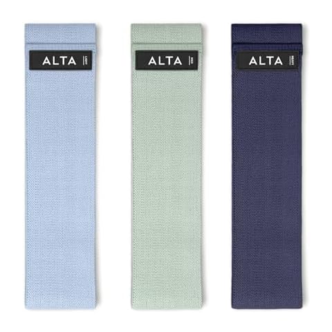 ALTA Booty Bands for Women - Premium Non-Slip Fabric Resistance Bands for Working Out - Cloth Resistance Bands for Legs, Fabric Exercise Bands, Leg Bands for Working Out Women, Looped Hip Bands Set Cover
