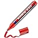 Produktbild edding 330 Permanentmarker - rot - 1 Stift - Keil-Spitze 1-5 mm - wasserfest, schnell-trocknend - wischfest - für Karton, Kunststoff, Glas, Holz, Metall, Glas