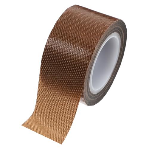 SHINEOFI 30mm PTFE Heat Resistant Insulation Tape, Anti-Static High Temperature Sealing Tape 10m Roll for Electrical Insulation, Vacuum Sealing, and Industrial Packaging