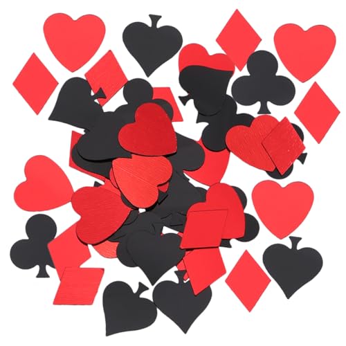 CLISPEED Decorazioni per Feste Scarti di Poker Sparsi Sul Tavolo Ritagli Colorati 90G per Matrimoni Compleanni e Shower Decorazioni Tavolo Creative per Eventi Speciali