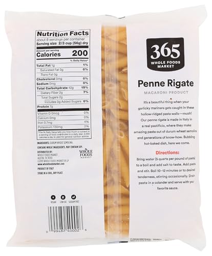 365 by Whole Foods Market, Penne Rigate, 16 oz - image 2