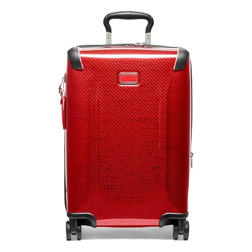 TUMI - Tegra-Lite International erweiterbares Handgepäck mit 4 Rädern – Handgepäck mit Spinnrädern und TSA-Gepäckschloss – Rot, 21.75 x 14 x 9 in