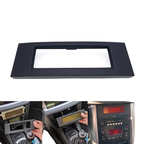 Autoradio Mascherina Telaio Adattatore nero/Fit for Peugeot 207 Citroen C4 C5 RD3 Radio Citroen Multi-funzione C-Screen Borsette Telaio Lettore CD Custodia dello schermo di ricambio Telaio audio per