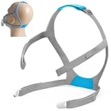 Headgear Strap Compatible with Airfit F30 CPAP Mask, Headgear Replacement for Resmed F30, Adjustable Home Ventilator Mask Headband with Two Clips, Standard Size