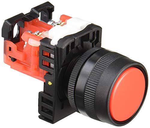 富士電機 φ22.3・25.5共用 押しボタンスイッチ 赤 AR22G8R-01R