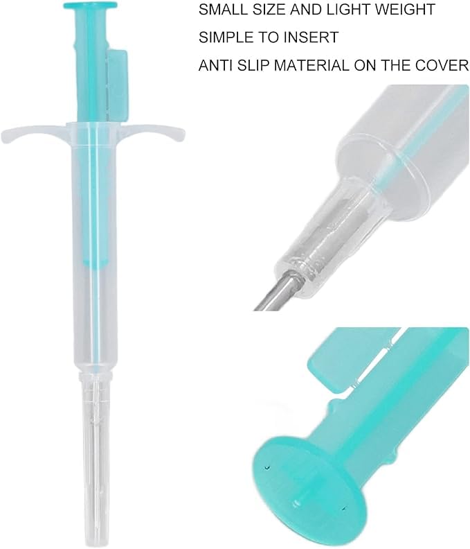 Haustier ID Microchip, tragbare leichte Haustier Microchip Implant Kit für Katzen Hunde Kaninchen Kuh Schwein Mikrochip Implantat Kit für die Verwaltung und Verfolgung von Tieren(1.4x8mm)