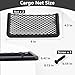 2 PCS Car Net Pocket, ABS Plastic Frame Cargo Net Storage Pockets Phone Nets, Car Mesh Net Pockets with Screws for Auto, RV, Boat, and Camper Storage Nets (9 x 4.3 Inch)