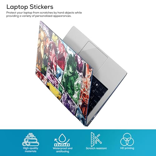 Image of Laptop Skin /Sticker /Cover Bubble-Free| Laminated| Removable| HD Quality Sticker for Laptops Upto 15.6 Inches Compatible with Hp /Dell /Acer /Lenovo /Asus etc.(Naruto-222)