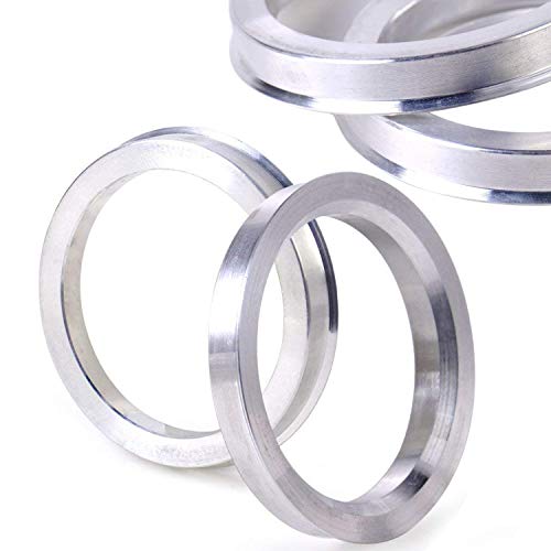 Image of ZHTEAPR 4pc Wheel Hub Centric Rings 71.5 to 67.1 - OD=71.5mm ID=67.1mm - Aluminium Alloy Wheel Hubrings 67.1 to 71.5