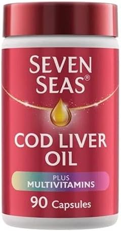Seven Seas Levertraan Plus Multivitaminen Omega-3 Visolie 90 Capsules