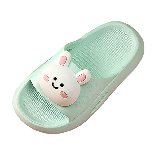 Forum Pantoufles pour filles pantoufles pour enfants petits lapins pantoufles enfants dessin animé semelle souple en été sandales confortables filles à la maison chaussures dinosaures, bleu clair, 32