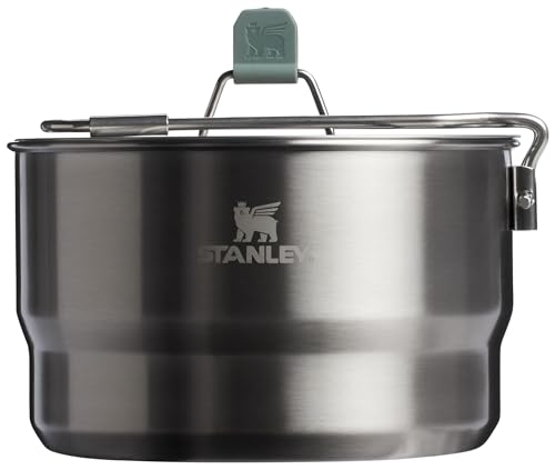 Comparison: Best Stanley Camp Cook Set 5 Stanley Wildfare Go 14-Piece Stainless Steel Prep & Cook Set | 1.65 qt Saucepan with Fold & Lock Handle | Bowls, Utensils, Cutting Board | Camping Essentials for Your Camp Kitchen | BPA-Free