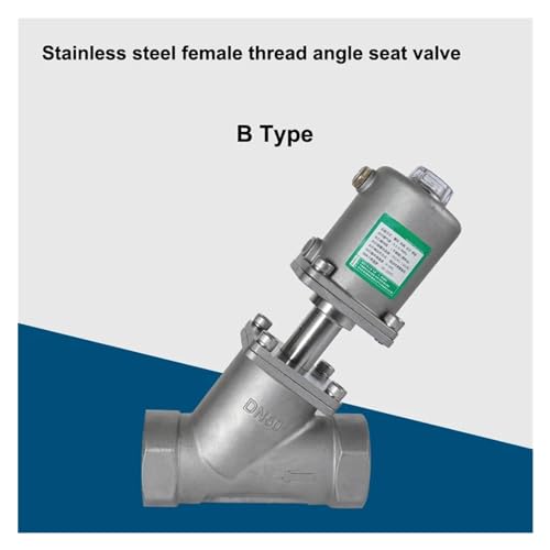 Valve pneumatique vapeur haute température pour stopper fuites inox 3/4"