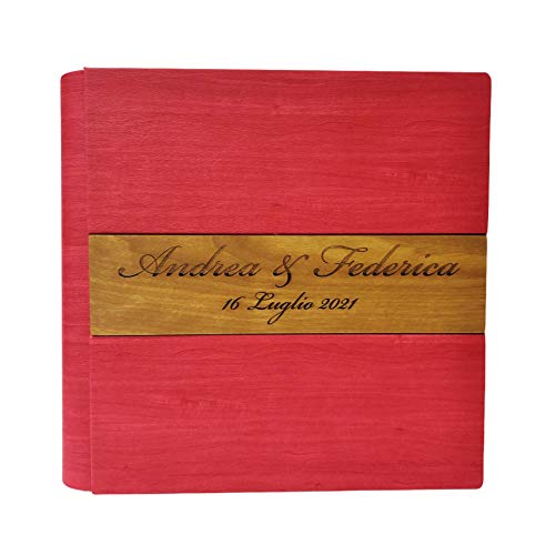 Album Fotografico Artigianale 'Marte' - Personalizzabile Con Incisione In Cuoio, Made In Italy - Foto 7