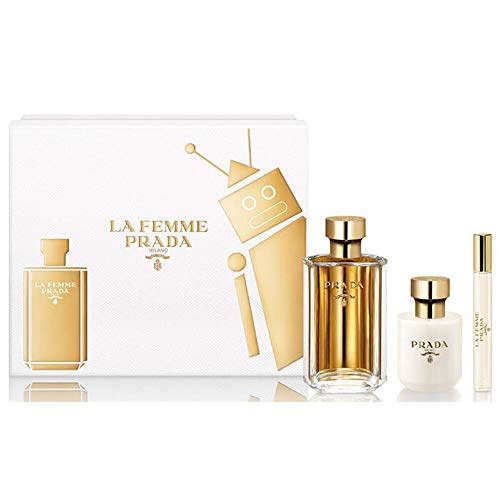 Preisvergleich Produktbild La Femme Prada Eau De Perfume Spray 100ml, 3 teiliges Set