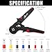 Ferrule Crimping Tool Kit - Sopoby Ferrule Crimper Plier (AWG 28-7) with 1800pcs Wire Ferrules Kit Wire Ends Terminals