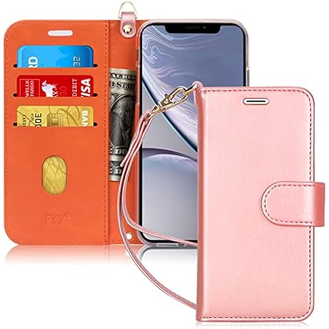 FYY iPhone XR Wallet Case with Kickstand and Card Holder Cover