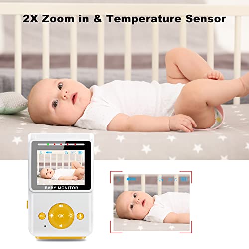 Baby Monitor Video e Audio con audio a 2 vie, Baby...