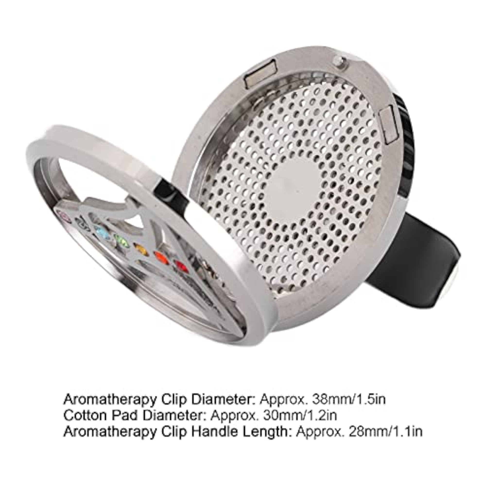 Aromatherapy Vent Clip with Stainless Steel Locket