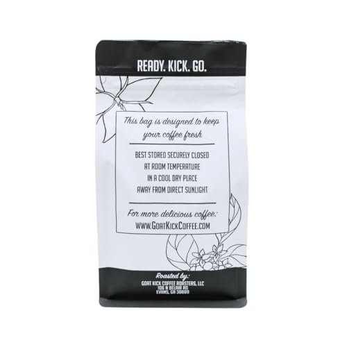 Goat Kick Coffee Co Dark & Brewding Blend café en grano tostado oscuro miniatura 2