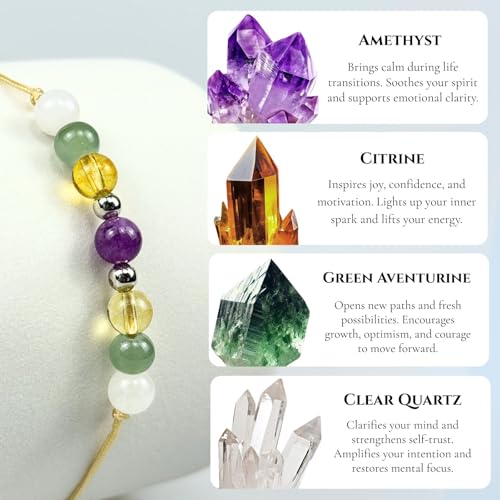 New Chapter Crystal Bracelet – New Beginning Gift for Graduation, New Job, Career Change, or Farewell, Inspirational Jewelry for Women & Men2